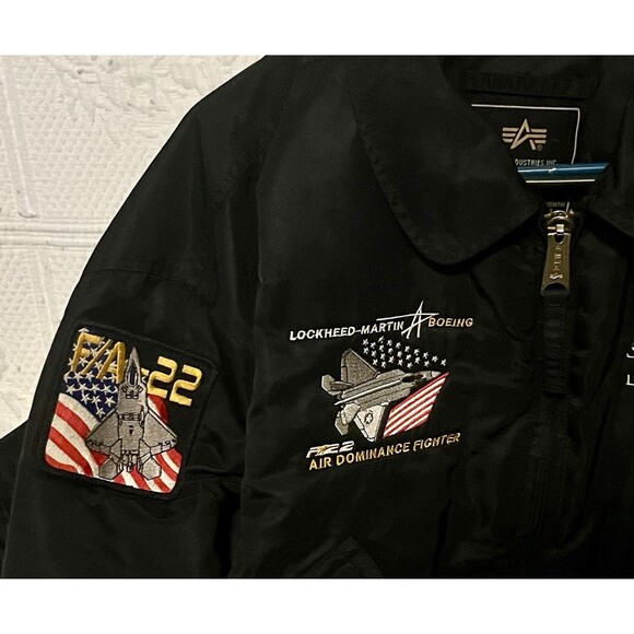 Raptor F22 Jacket Alpha Industries Size XL Rare Find - Picture 3 of 6